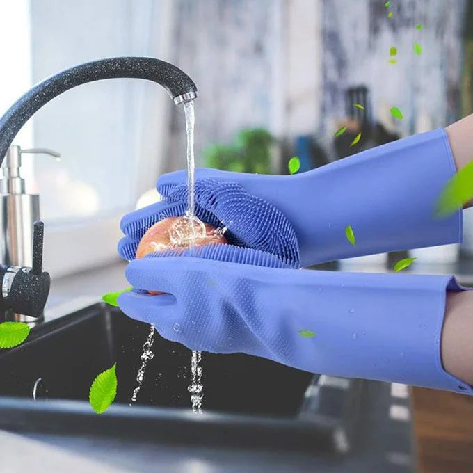 Pack Gants 2-en-1 Cuisine Pro. (silicone et aluminium) Le Duo parfait