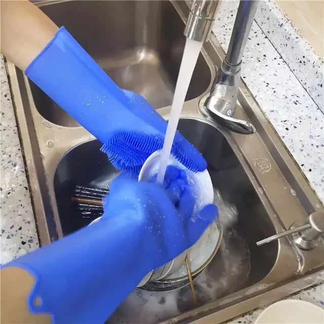 Pack Gants 2-en-1 Cuisine Pro. (silicone et aluminium) Le Duo parfait