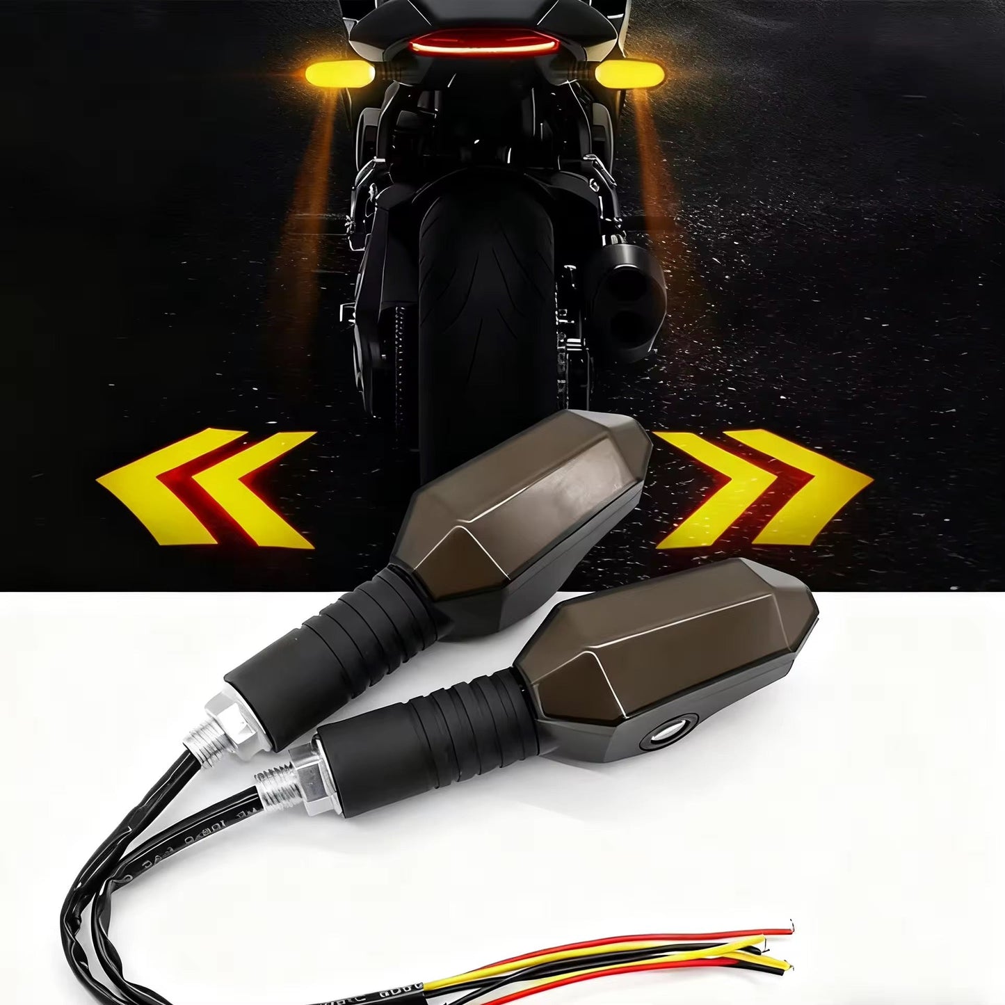 Clignotant LED pour Moto avec Projection au Sol