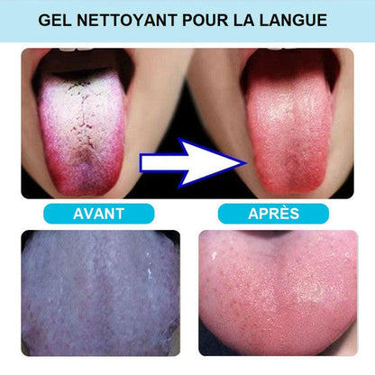 Gel + gratte langue