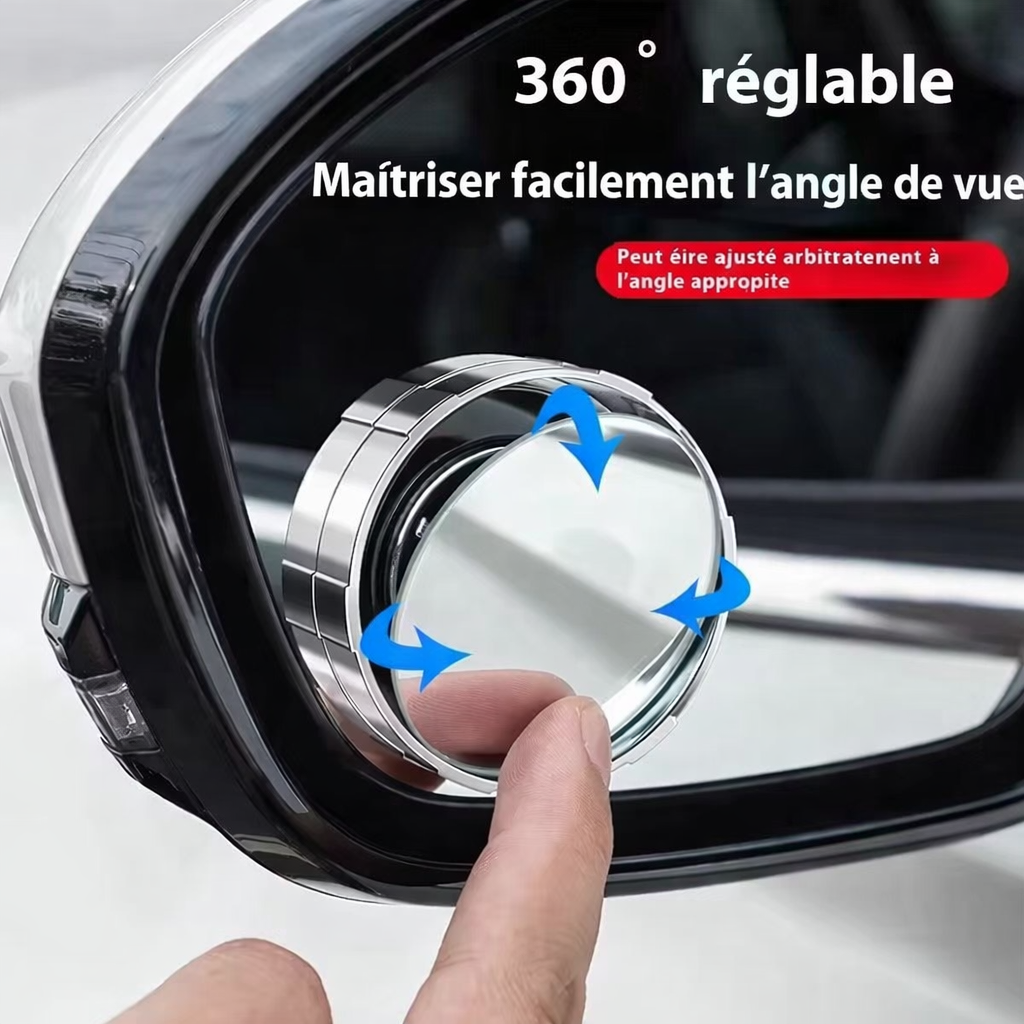 Mini Rétroviseur Grand Angle Anti-Angle Mort