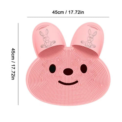Brosse à pieds en forme de lapin