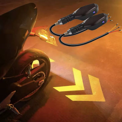 Clignotant LED pour Moto avec Projection au Sol