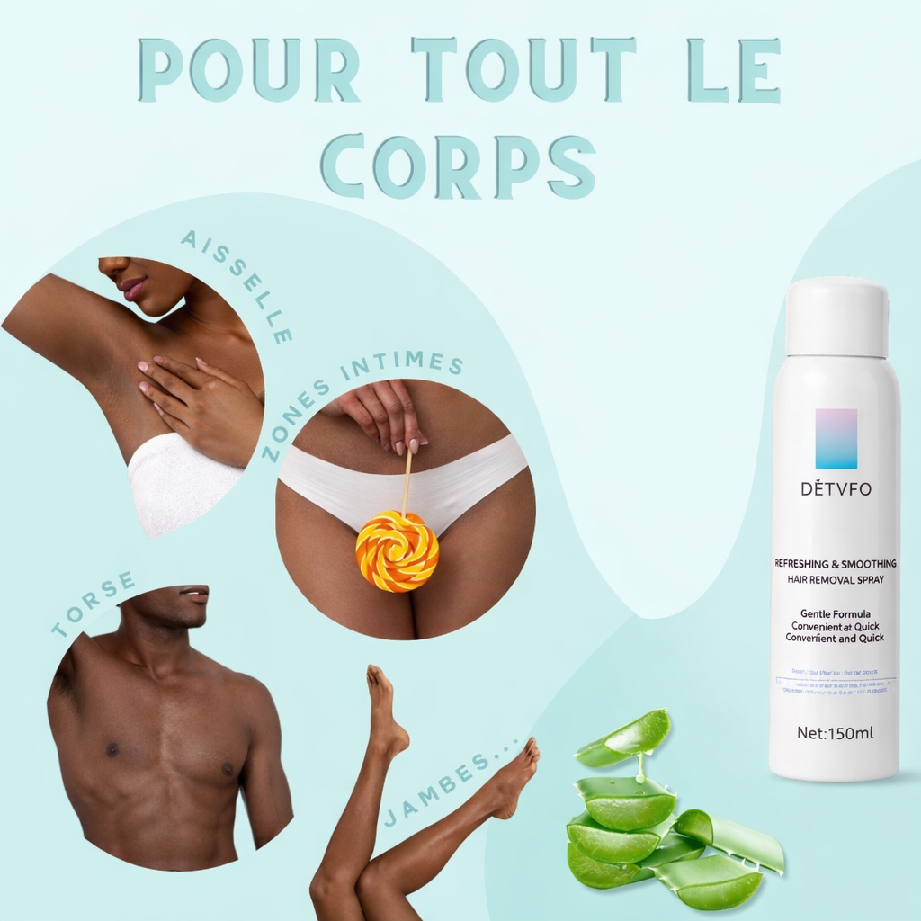 Spray d’épilation rapide Homme & Femme