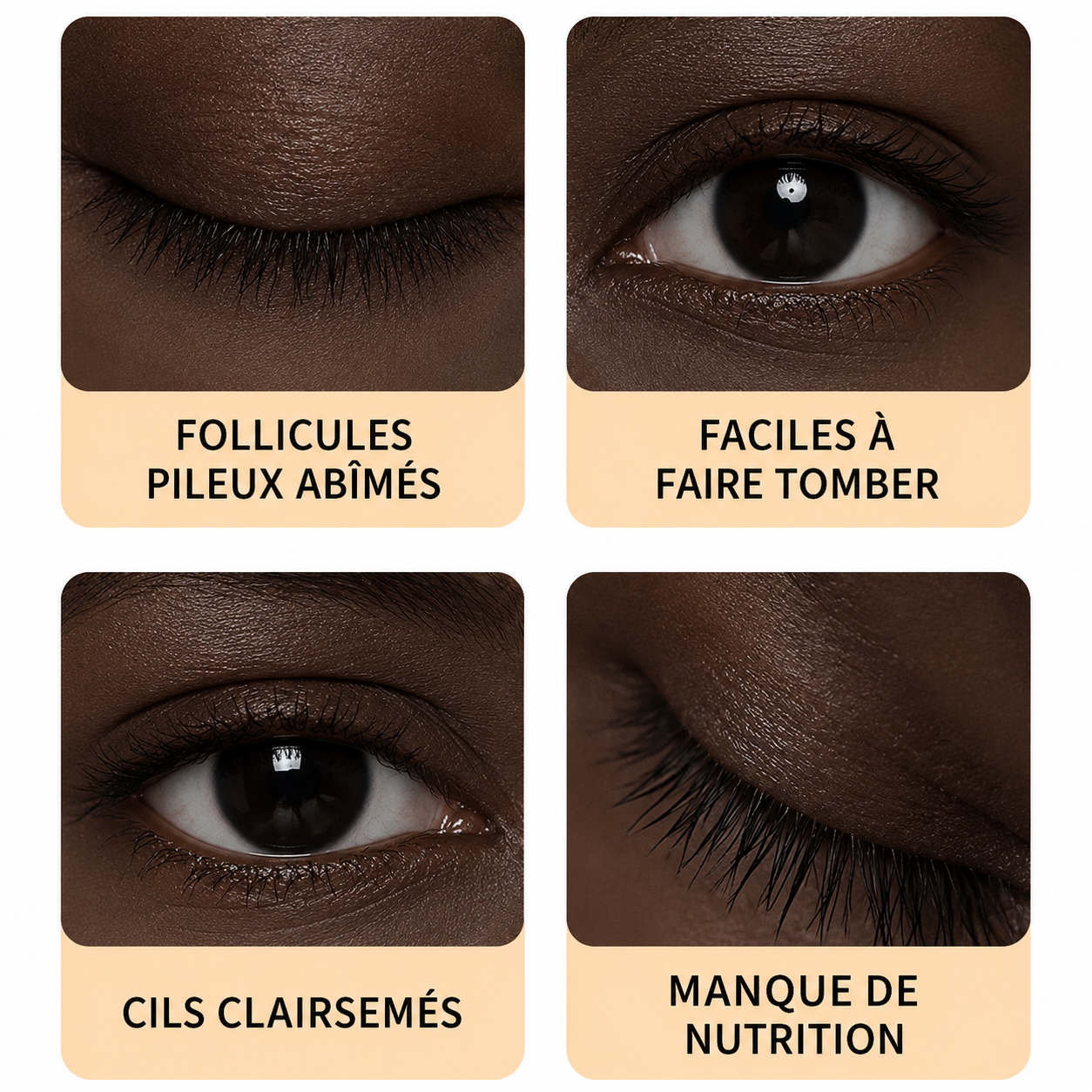 Sérum de croissance de cils naturel  (1 ACHETÉ = 1 OFFERT)