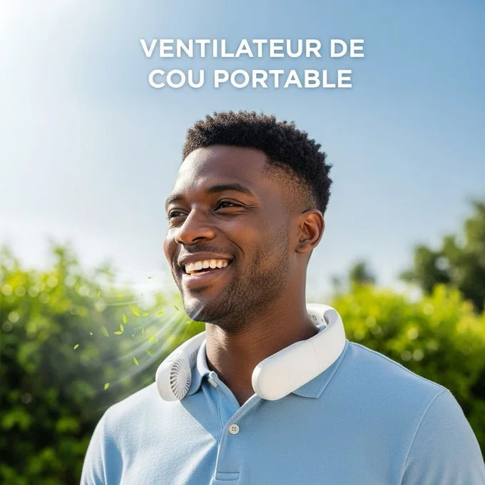 Ventilateur de cou Rechargeable USB ORIGINAL
